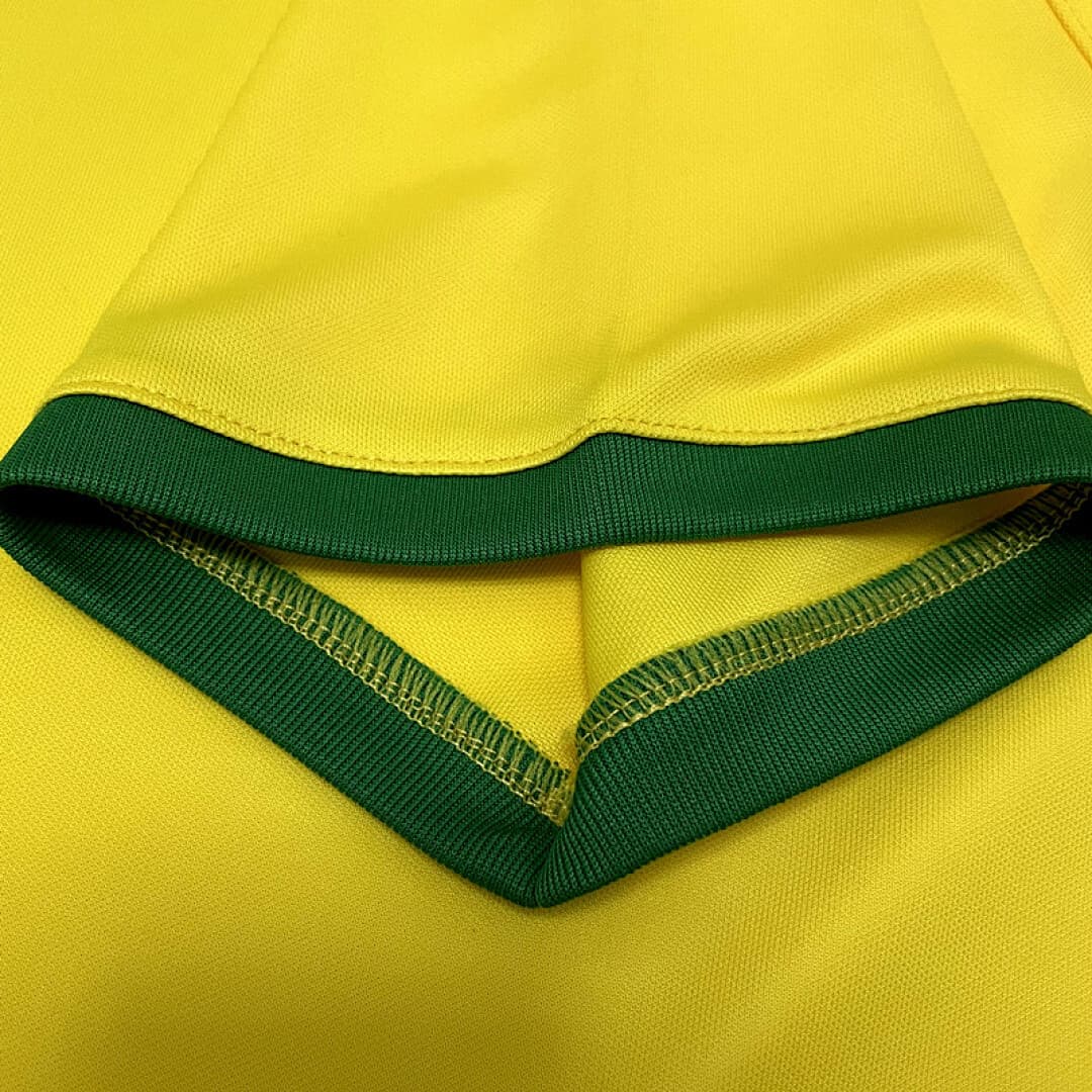Brésil Maillot Domicile Retro 1970 miniature 4
