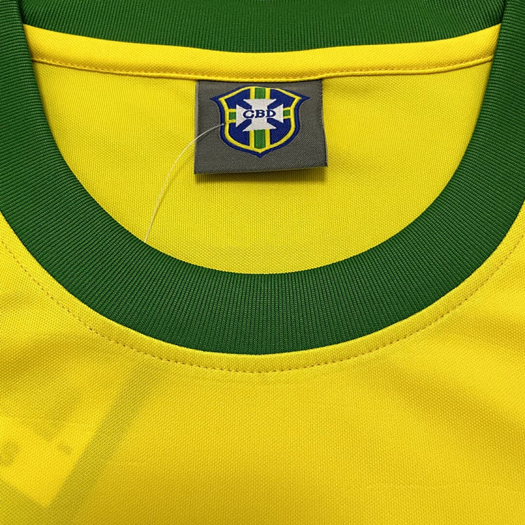 Brésil Maillot Domicile Retro 1970 miniature 7
