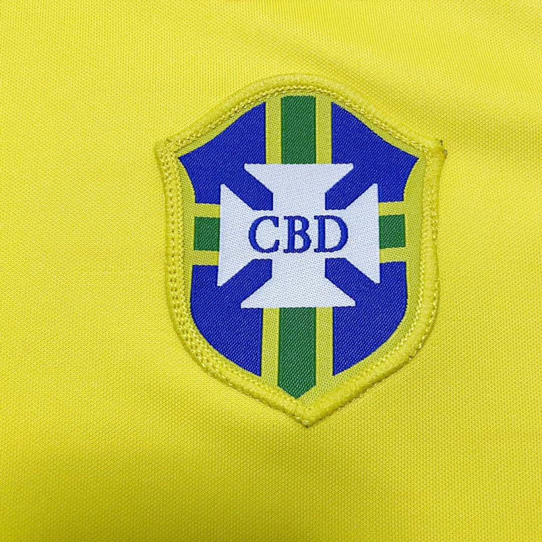 Brésil Maillot Domicile Retro 1970 miniature 8