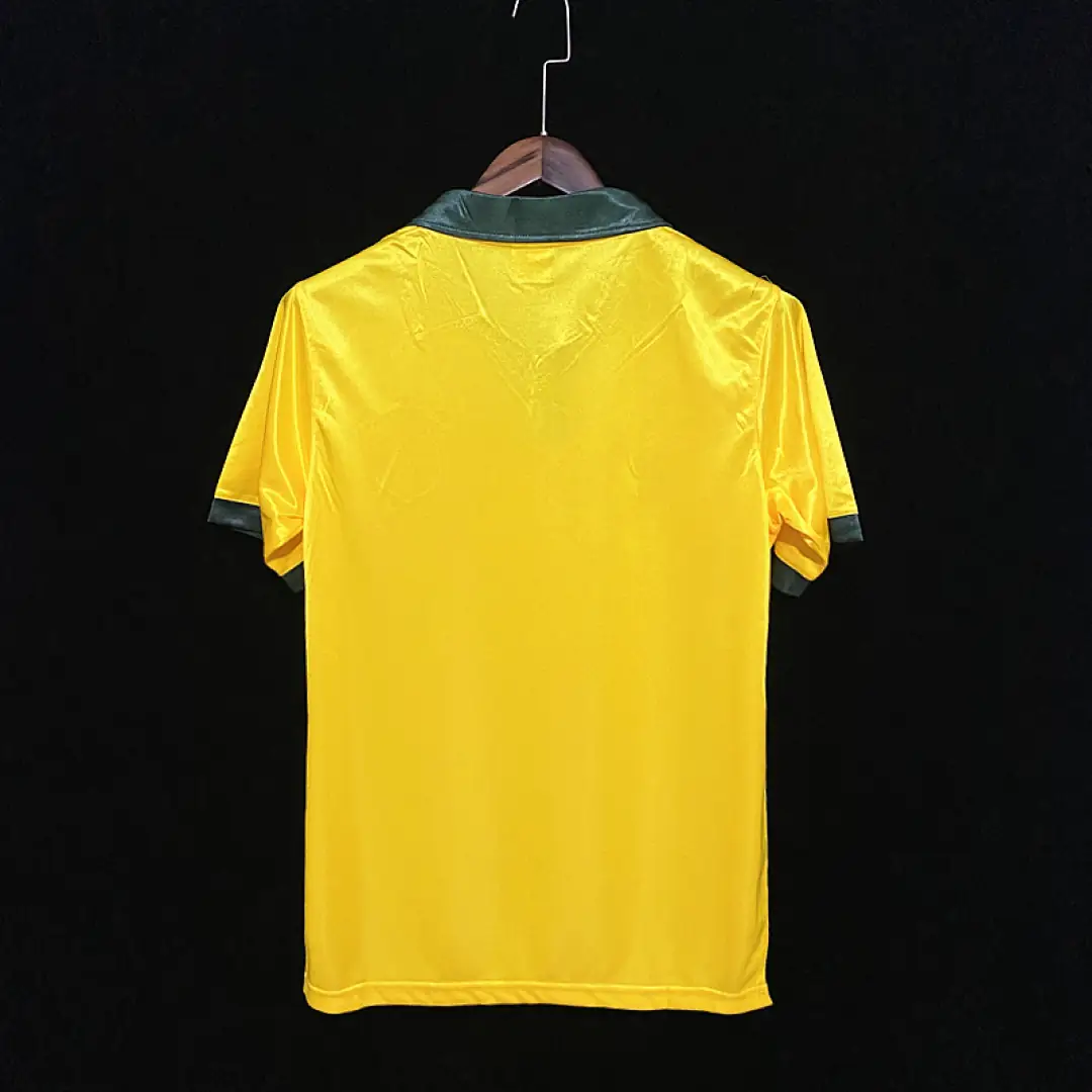 Brésil Maillot Domicile Retro 1985 miniature 2