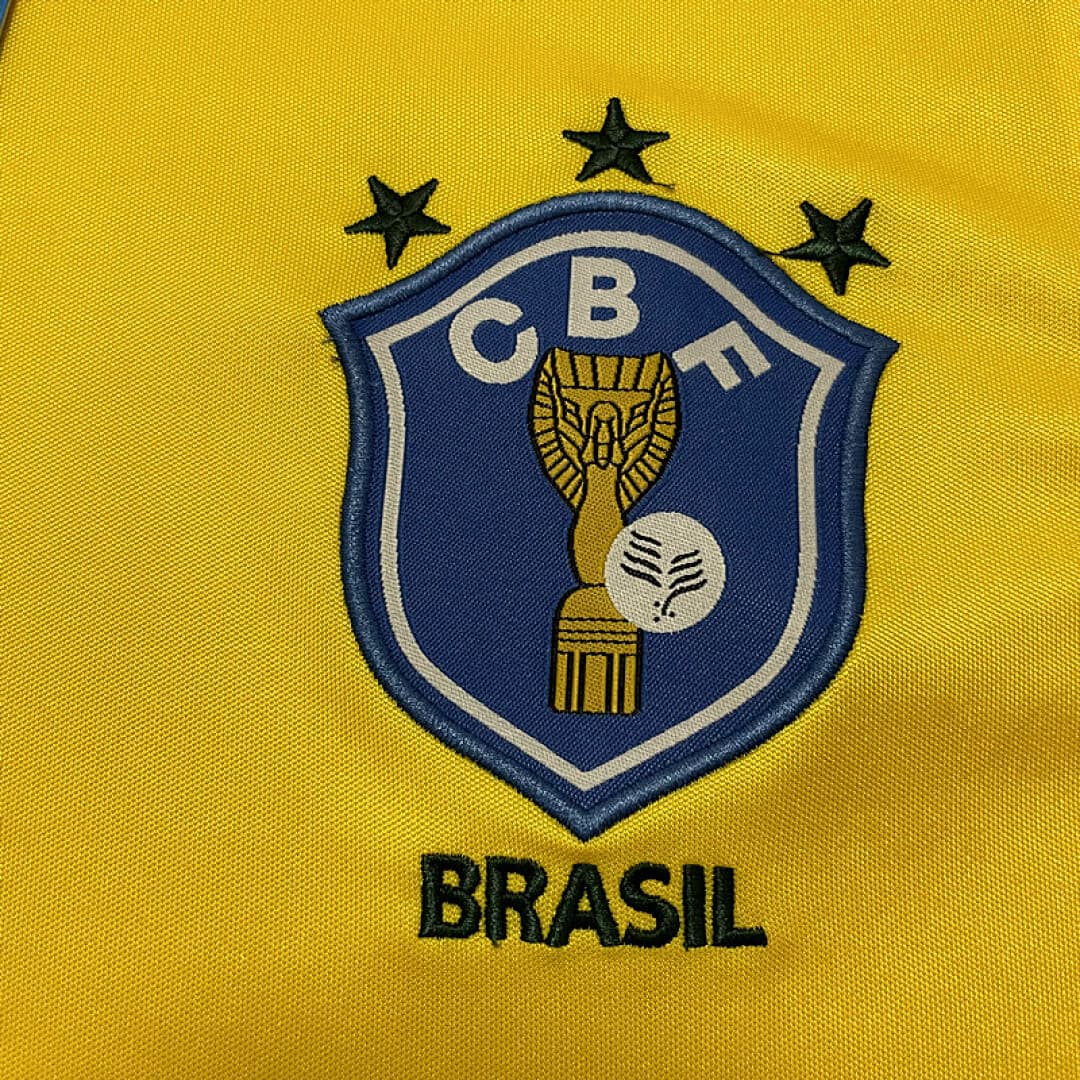 Brésil Maillot Domicile Retro 1988 miniature 9