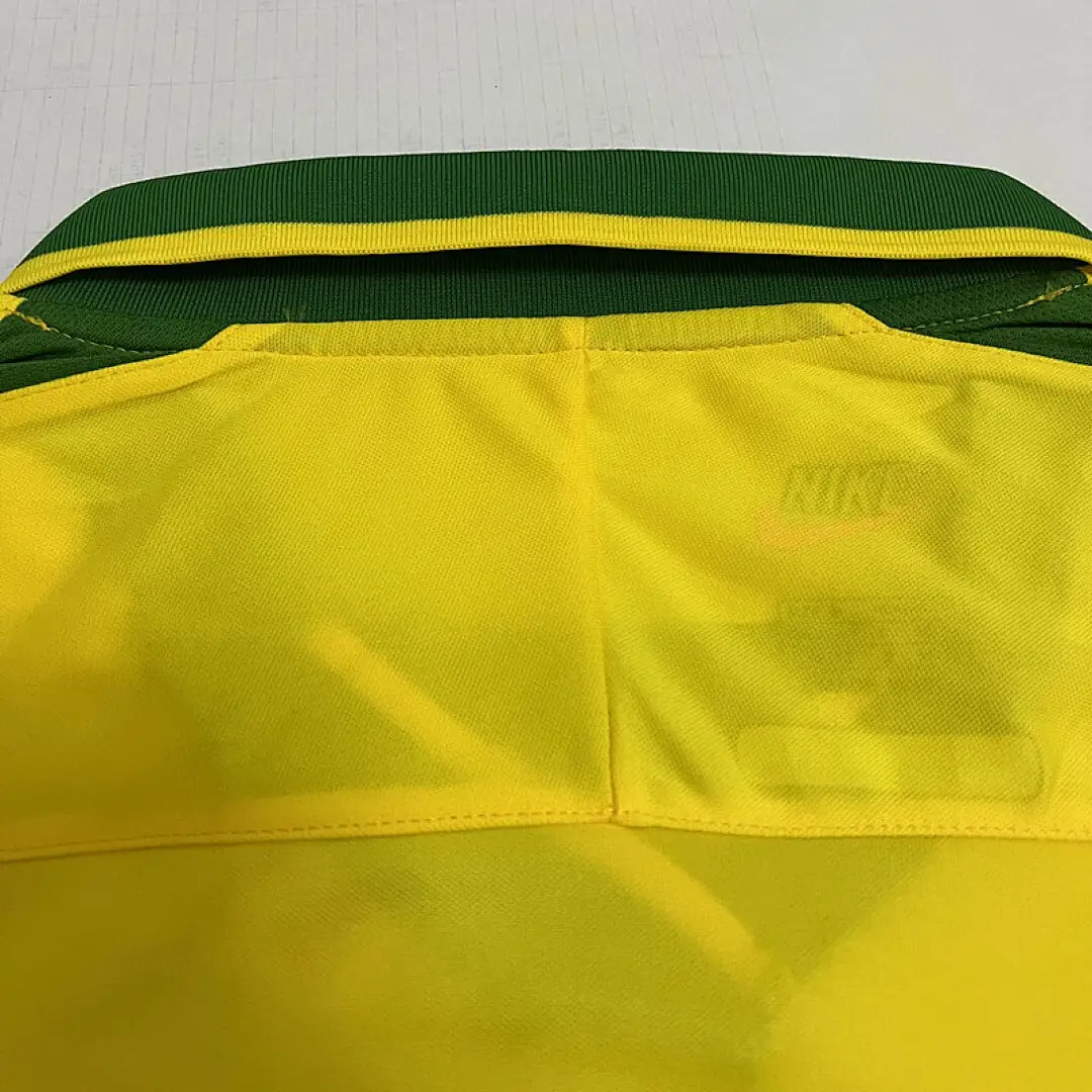 Brésil Maillot Domicile Retro 1997 miniature 2