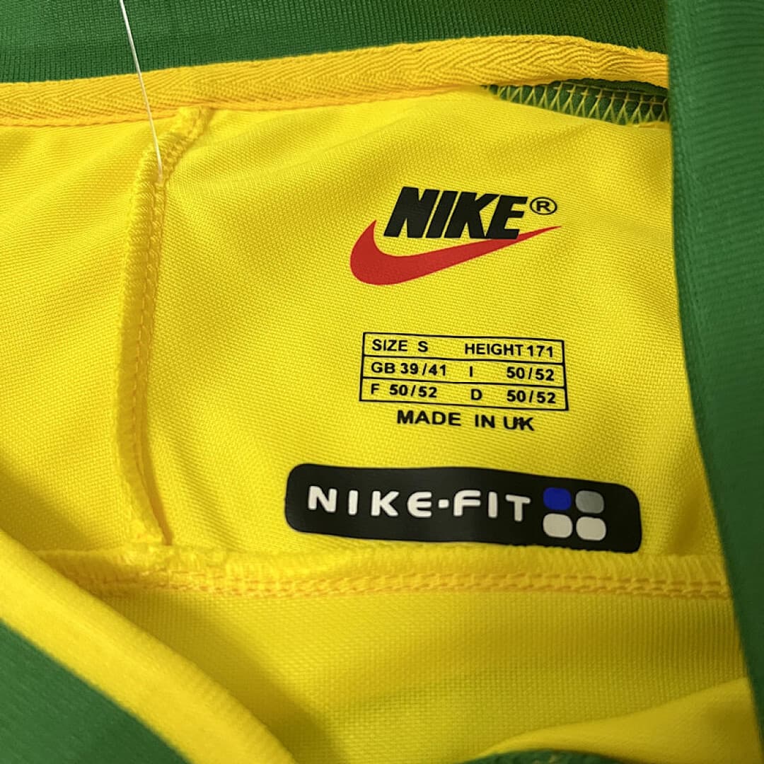 Brésil Maillot Domicile Retro 1997 miniature 7