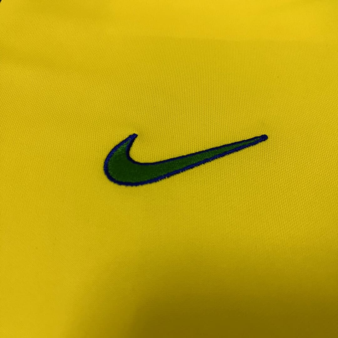 Brésil Maillot Domicile Retro 1997 miniature 8