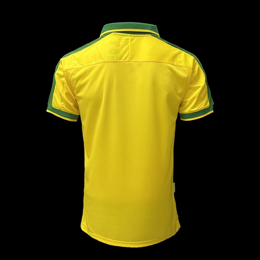 Brésil Maillot Domicile Retro 1997 miniature 11