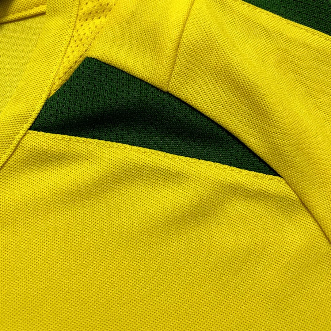 Brésil Maillot Domicile Retro 2002 miniature 8
