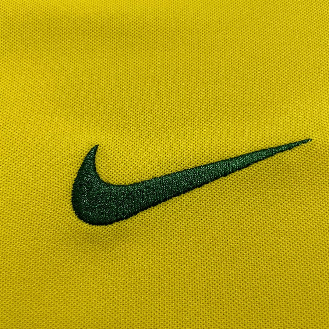 Brésil Maillot Domicile Retro 2002 miniature 9
