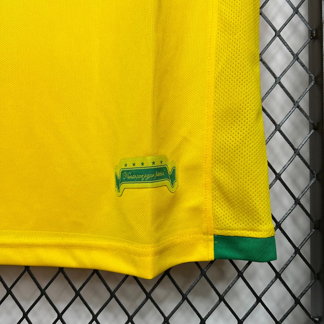 Brésil Maillot Domicile Retro 2006 miniature 6