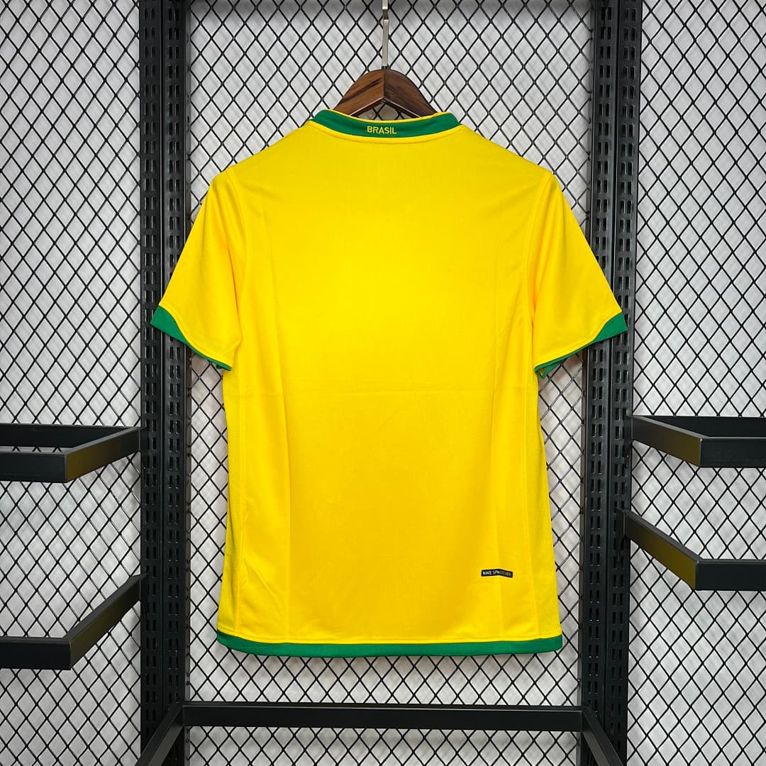 Brésil Maillot Domicile Retro 2006 miniature 10