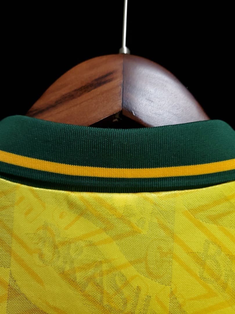 Brésil Maillot Domicile Retro 1991-1993 miniature 4