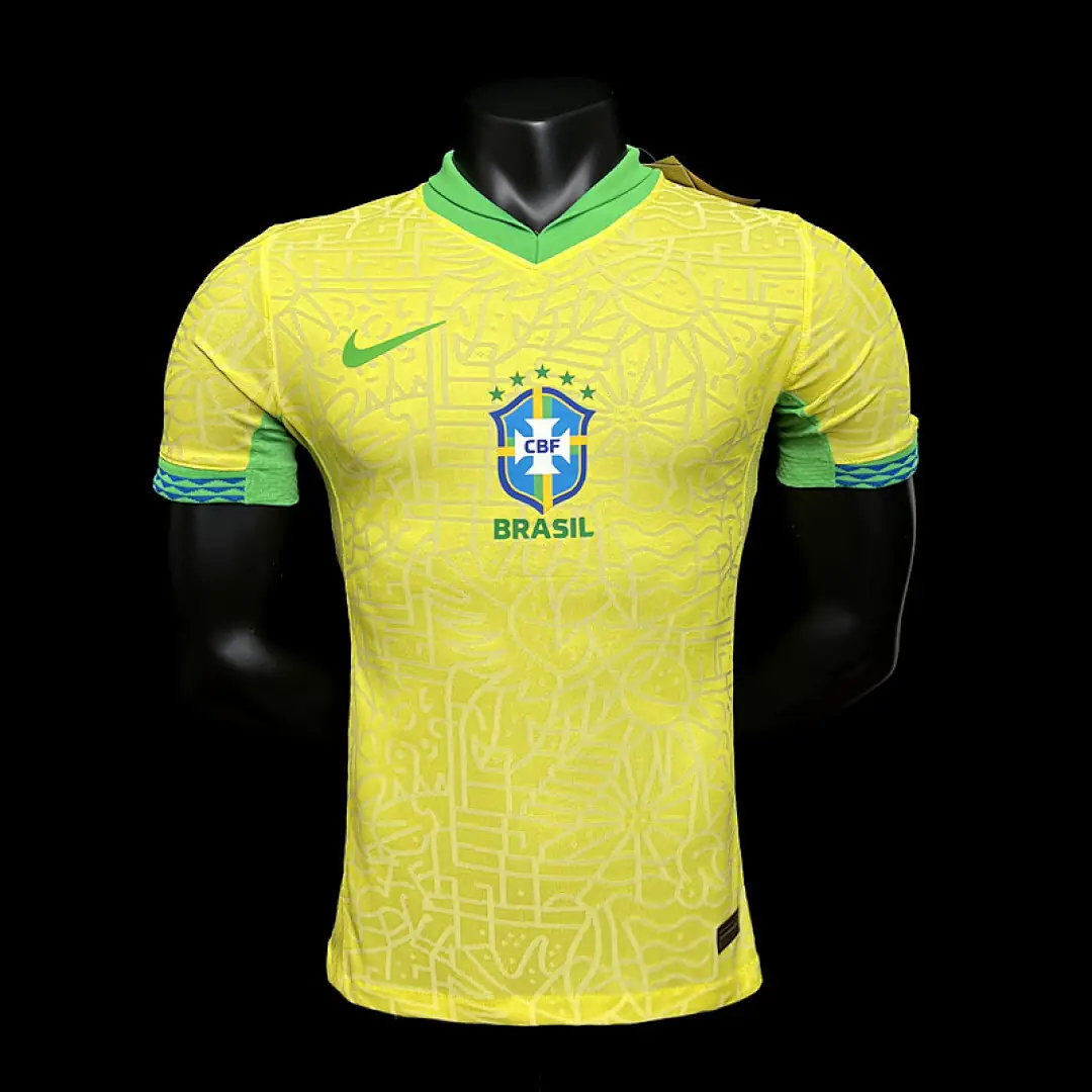 Brésil Maillot Domicile Version Joueur