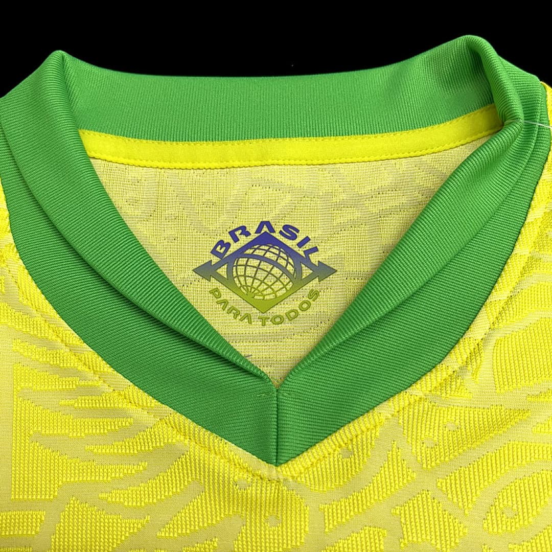 Brésil Maillot Domicile Version Joueur miniature 4