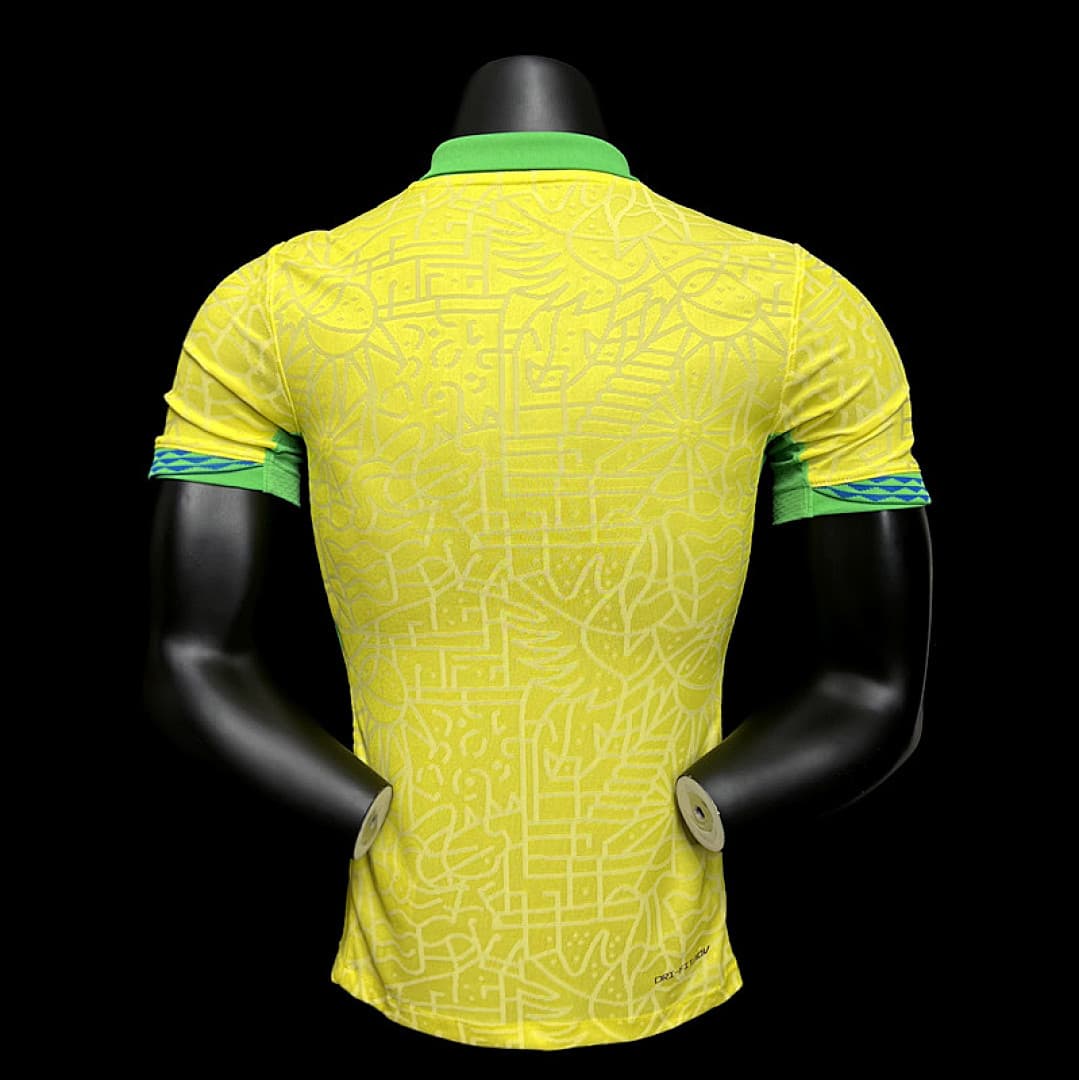 Brésil Maillot Domicile Version Joueur miniature 5