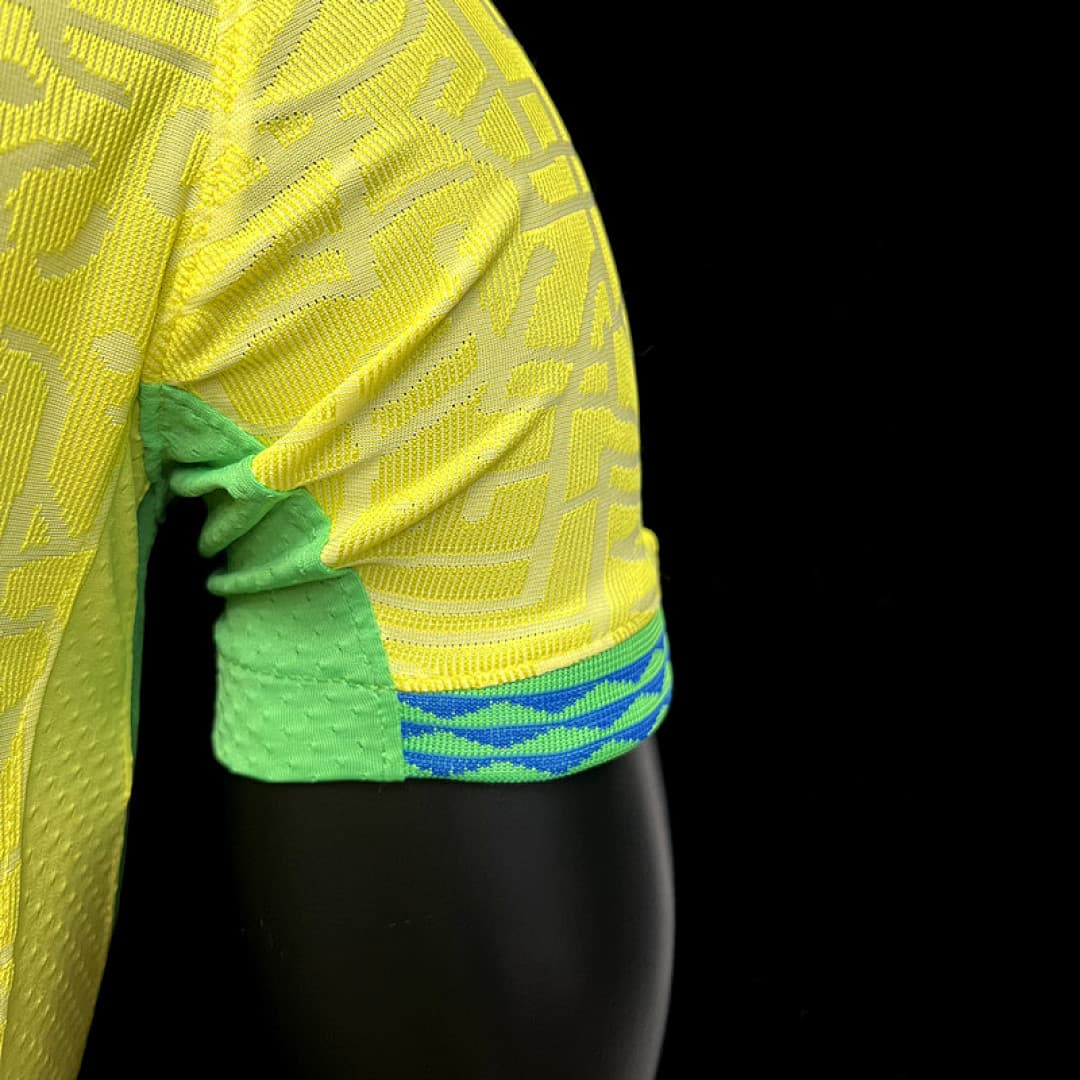 Brésil Maillot Domicile Version Joueur miniature 7