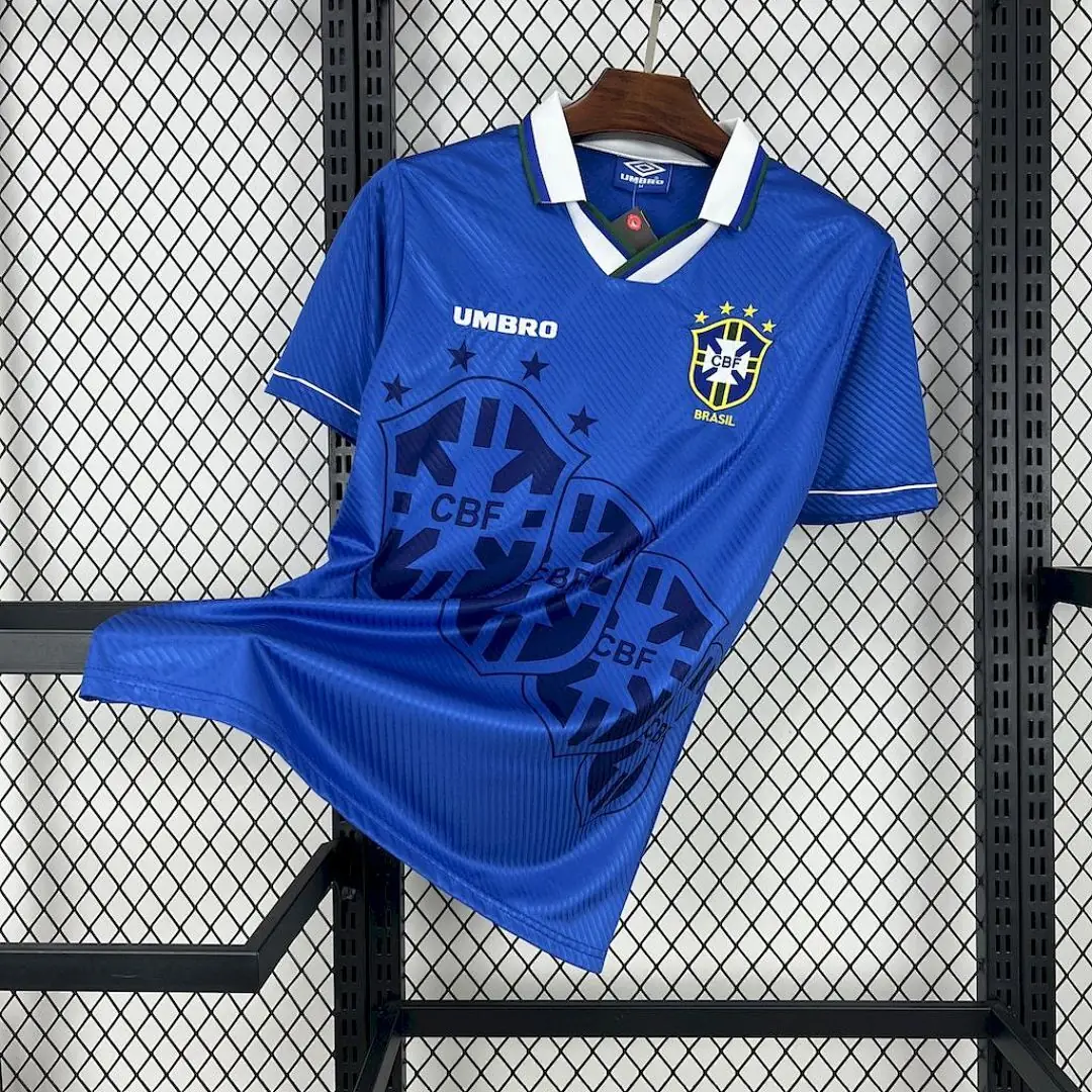 Brésil Maillot Extérieur Retro 1994