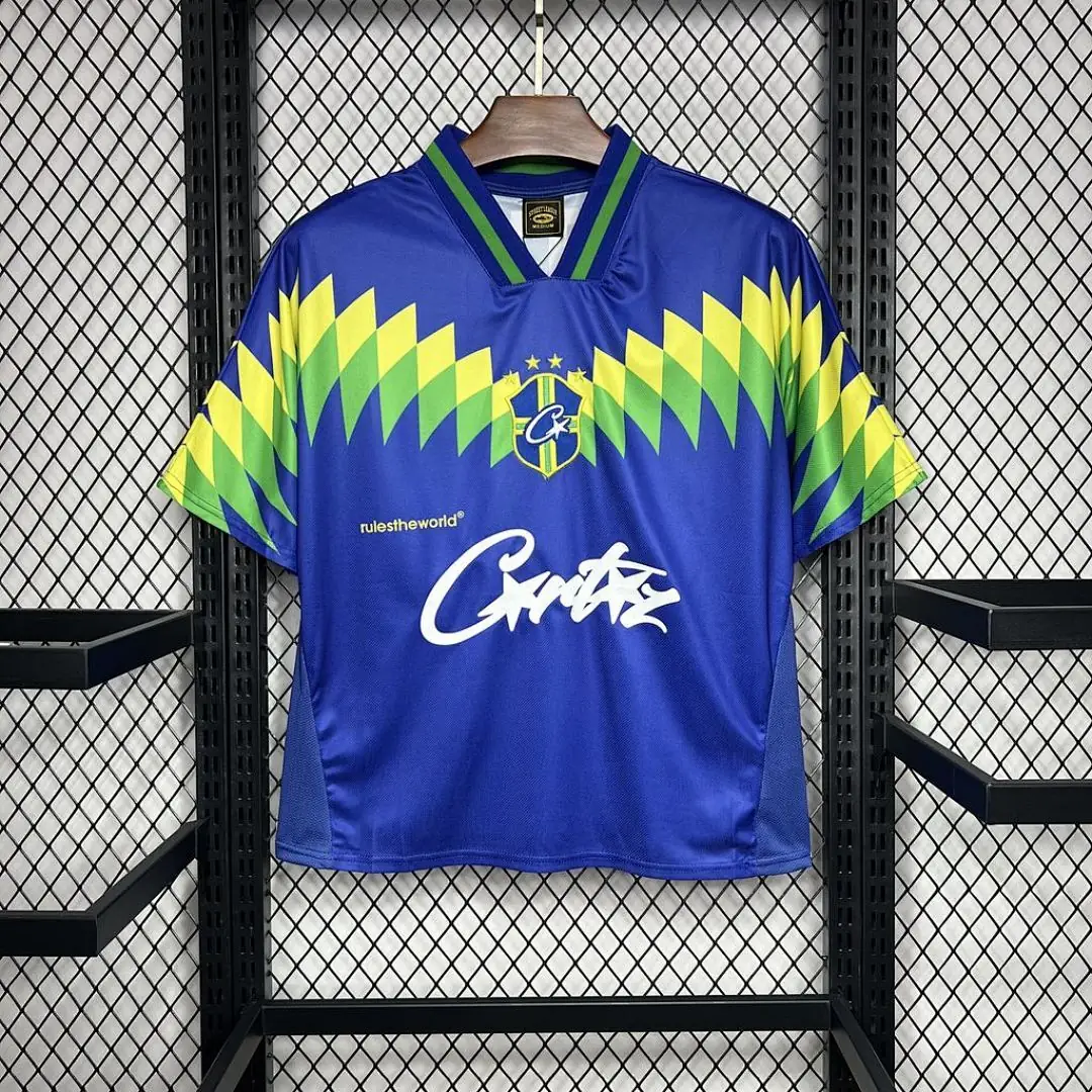 Brésil Maillot Extérieur Retro 1995 miniature 2