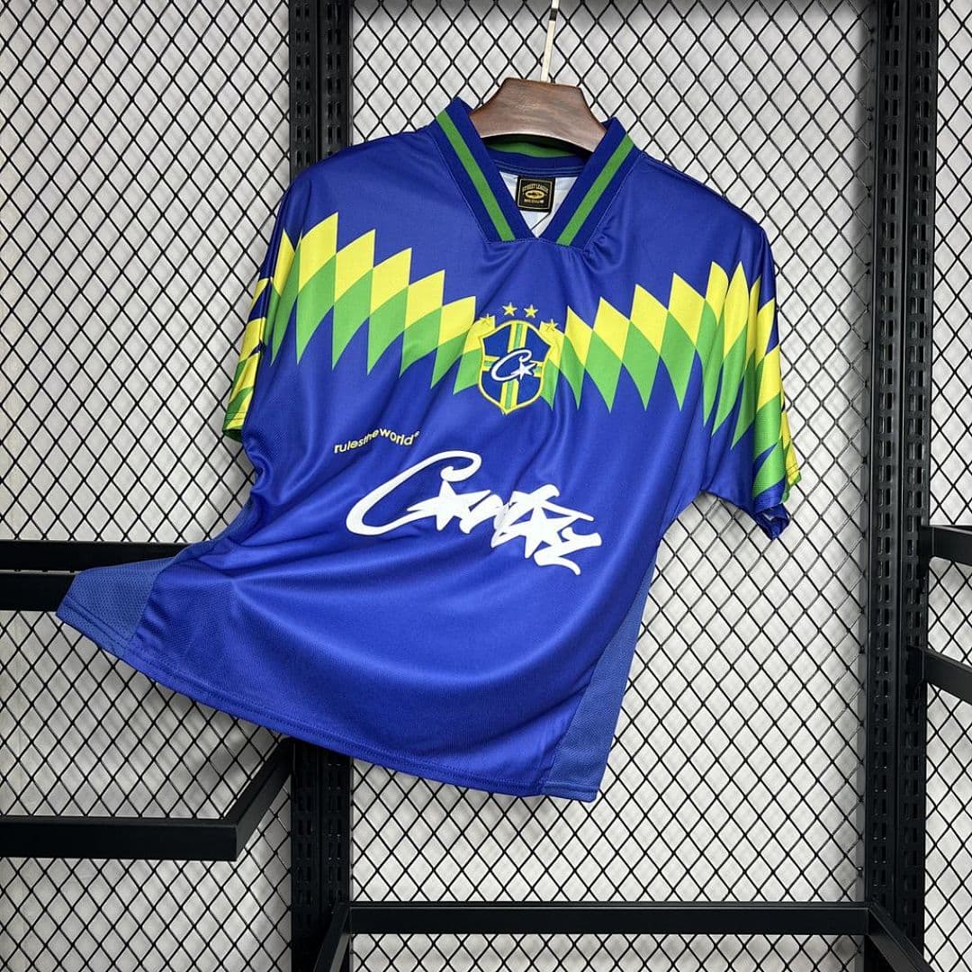 Brésil Maillot Extérieur Retro 1995 miniature 6