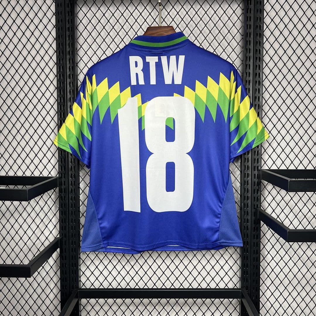 Brésil Maillot Extérieur Retro 1995 miniature 7