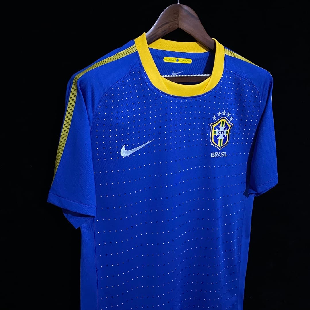 Brésil Maillot Extérieur Retro 2010 miniature 7