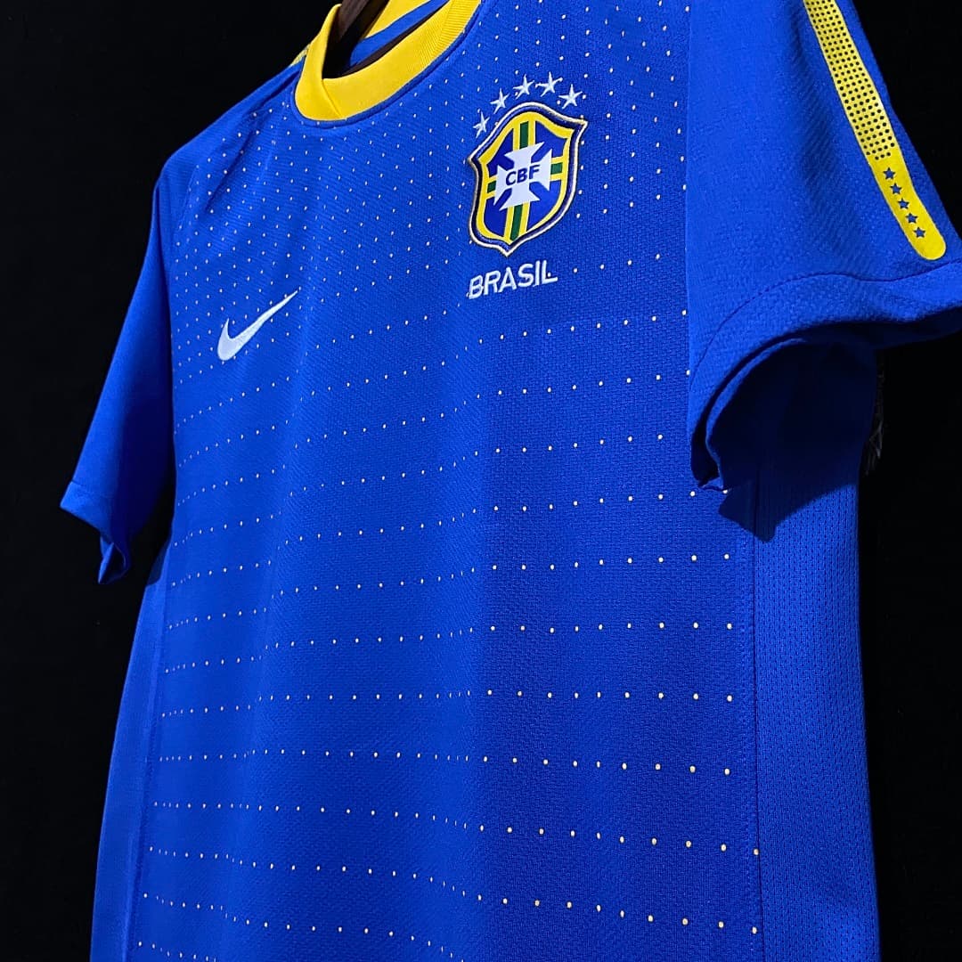 Brésil Maillot Extérieur Retro 2010 miniature 9