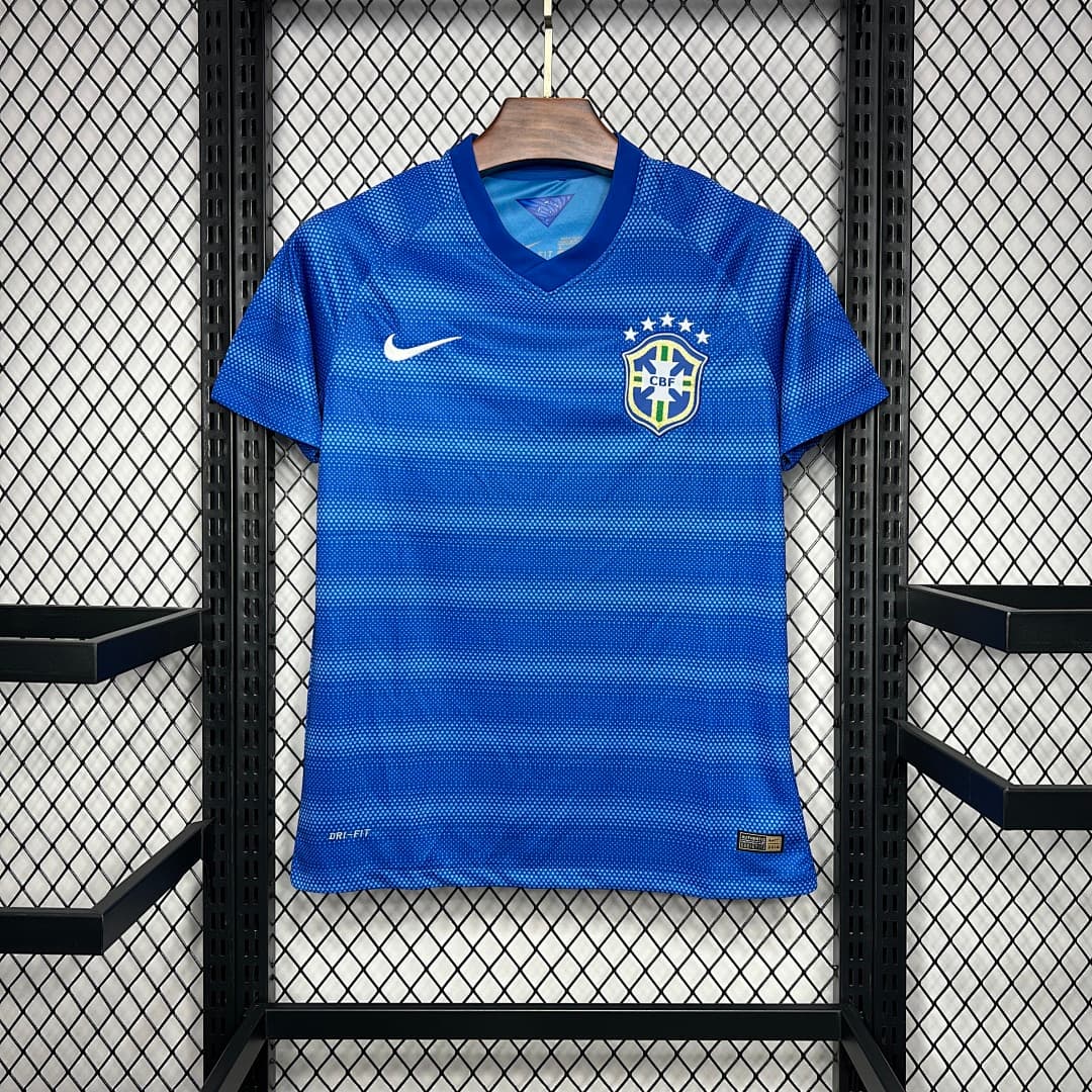 Brésil Maillot Extérieur Retro 2014 miniature 8