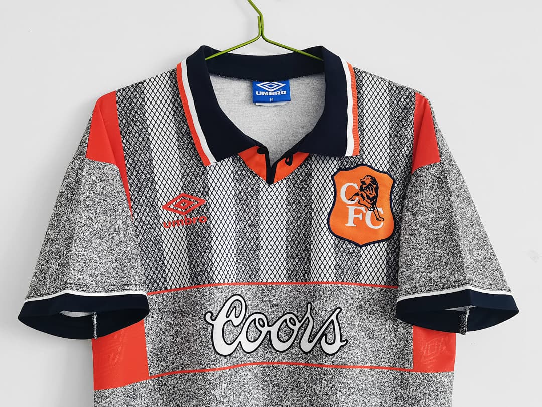 Chelsea Maillot Extérieur Retro 1994-1996 miniature 3