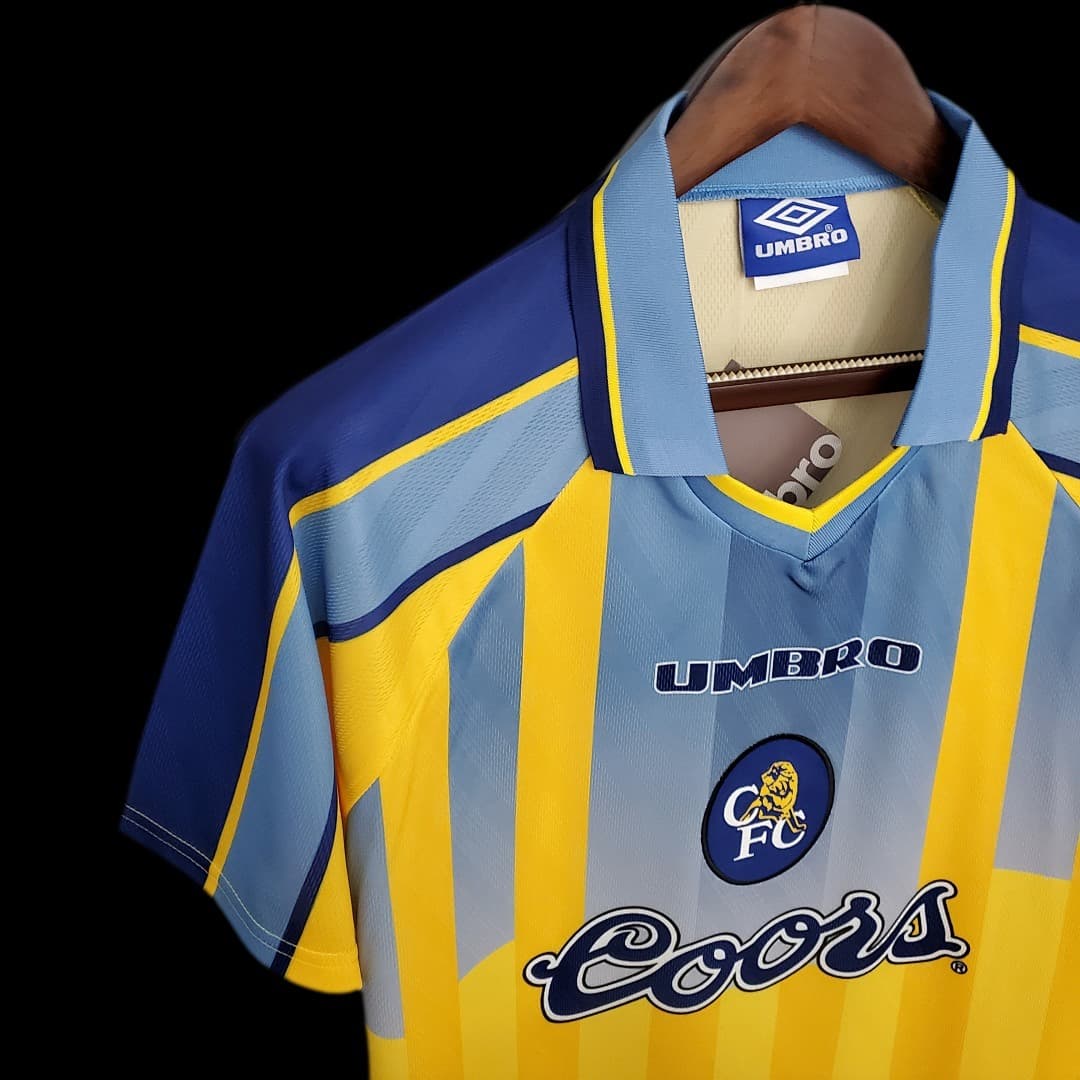 Chelsea Maillot Extérieur Retro 1995-1997 miniature 4