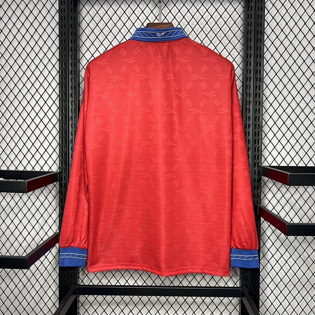 Chile Maillot Domicile Manches Longues Retro 1998 miniature 8