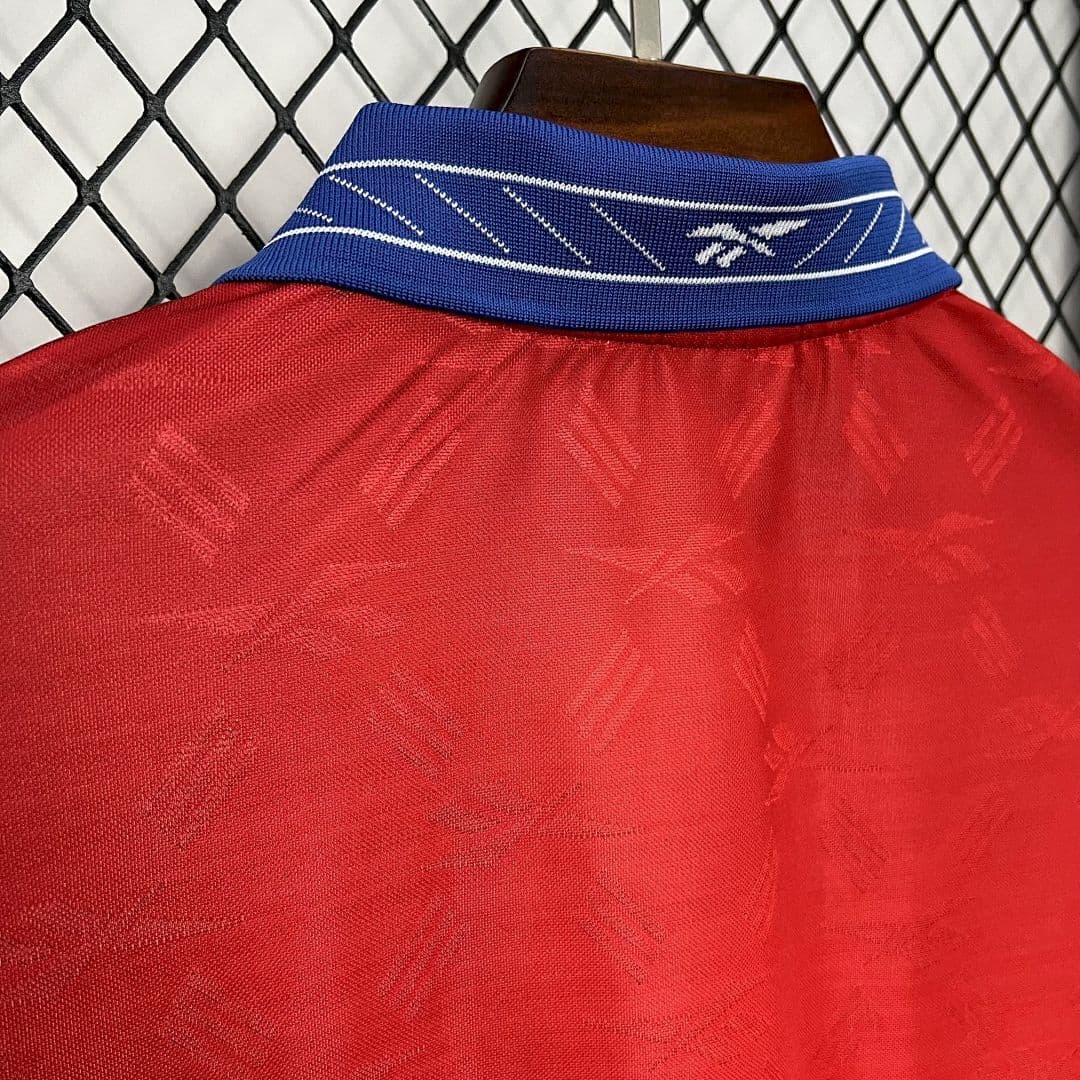 Chile Maillot Domicile Manches Longues Retro 1998 miniature 9
