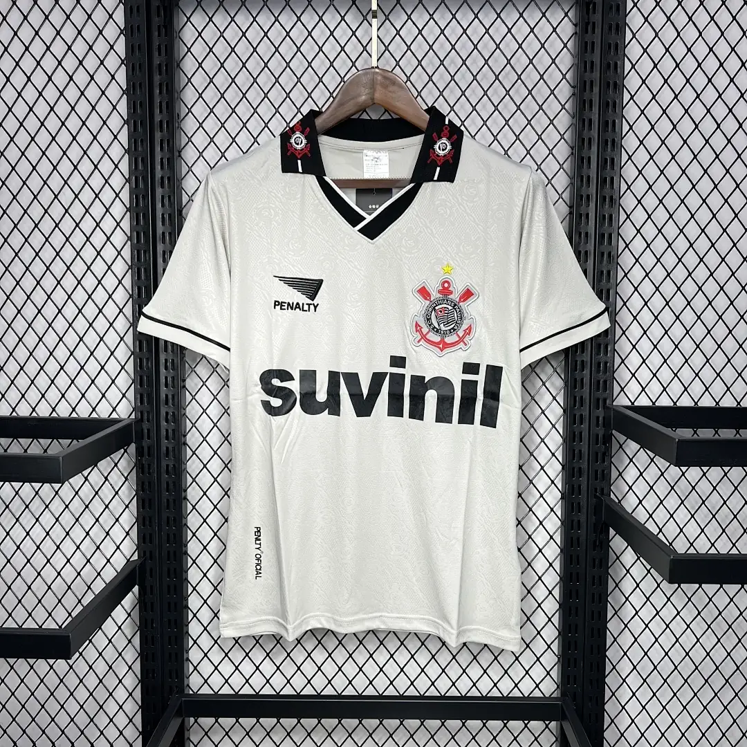 Corinthians Maillot Domicile Retro 1996 miniature 2