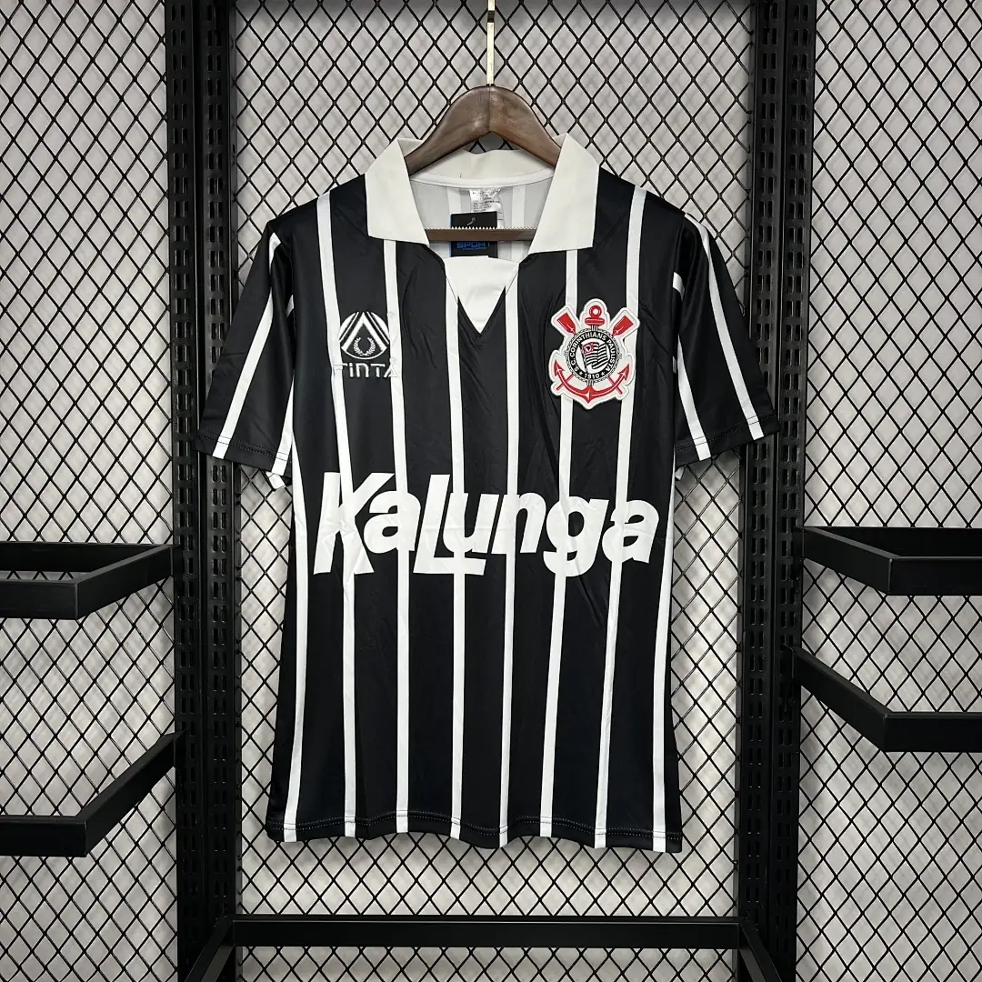 Corinthians Maillot Extérieur Retro 1990 miniature 2