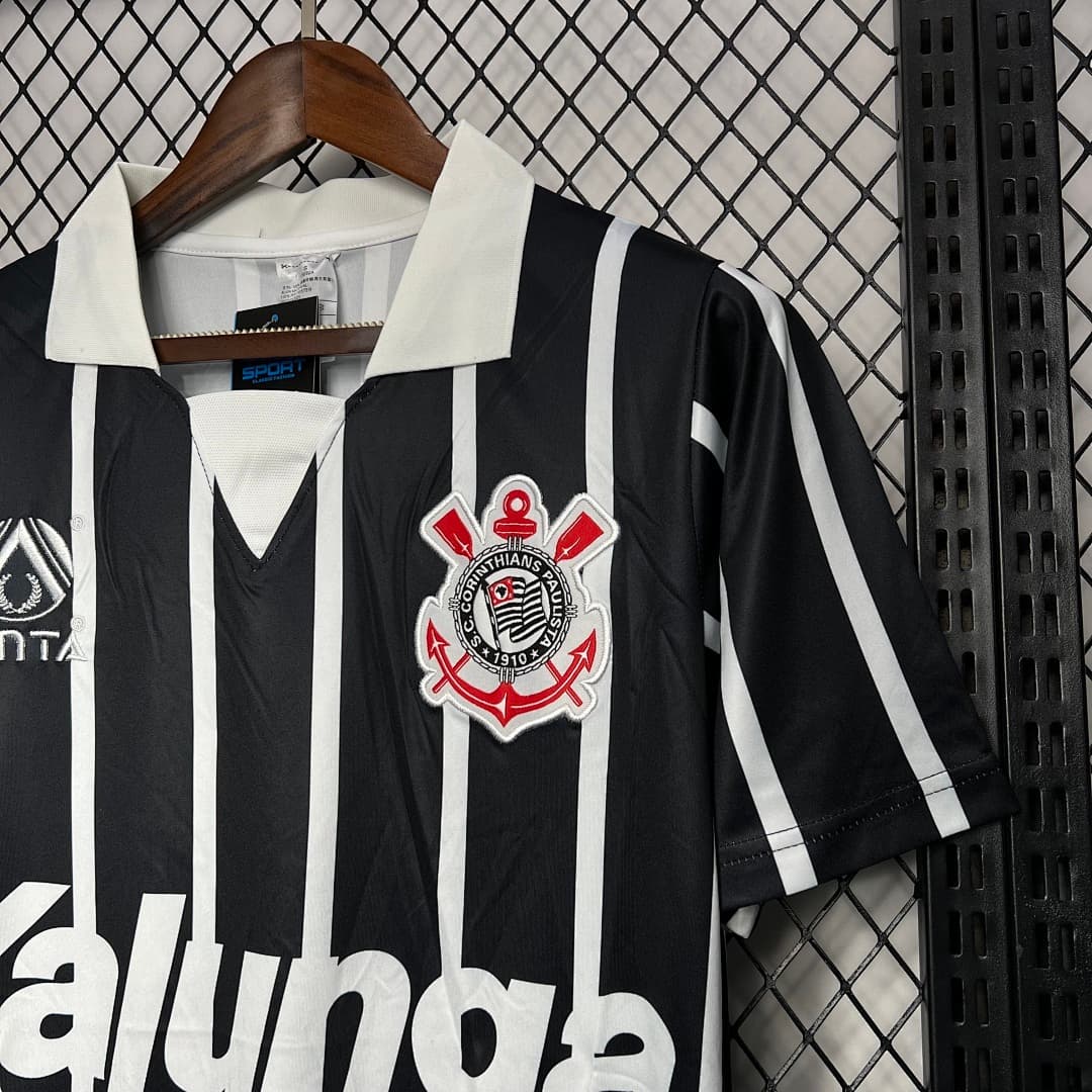 Corinthians Maillot Extérieur Retro 1990 miniature 3