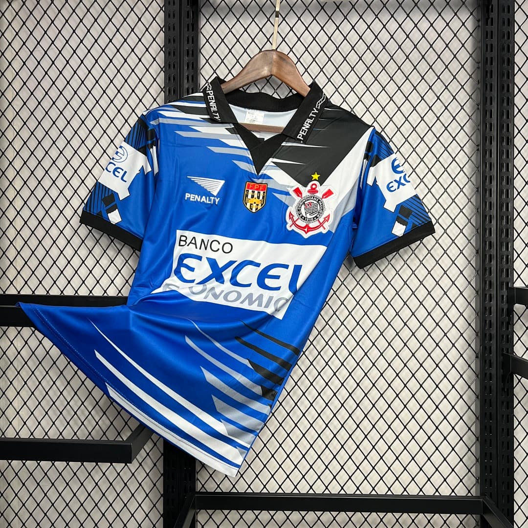 Corinthians Maillot Third Retro 1998 miniature 5