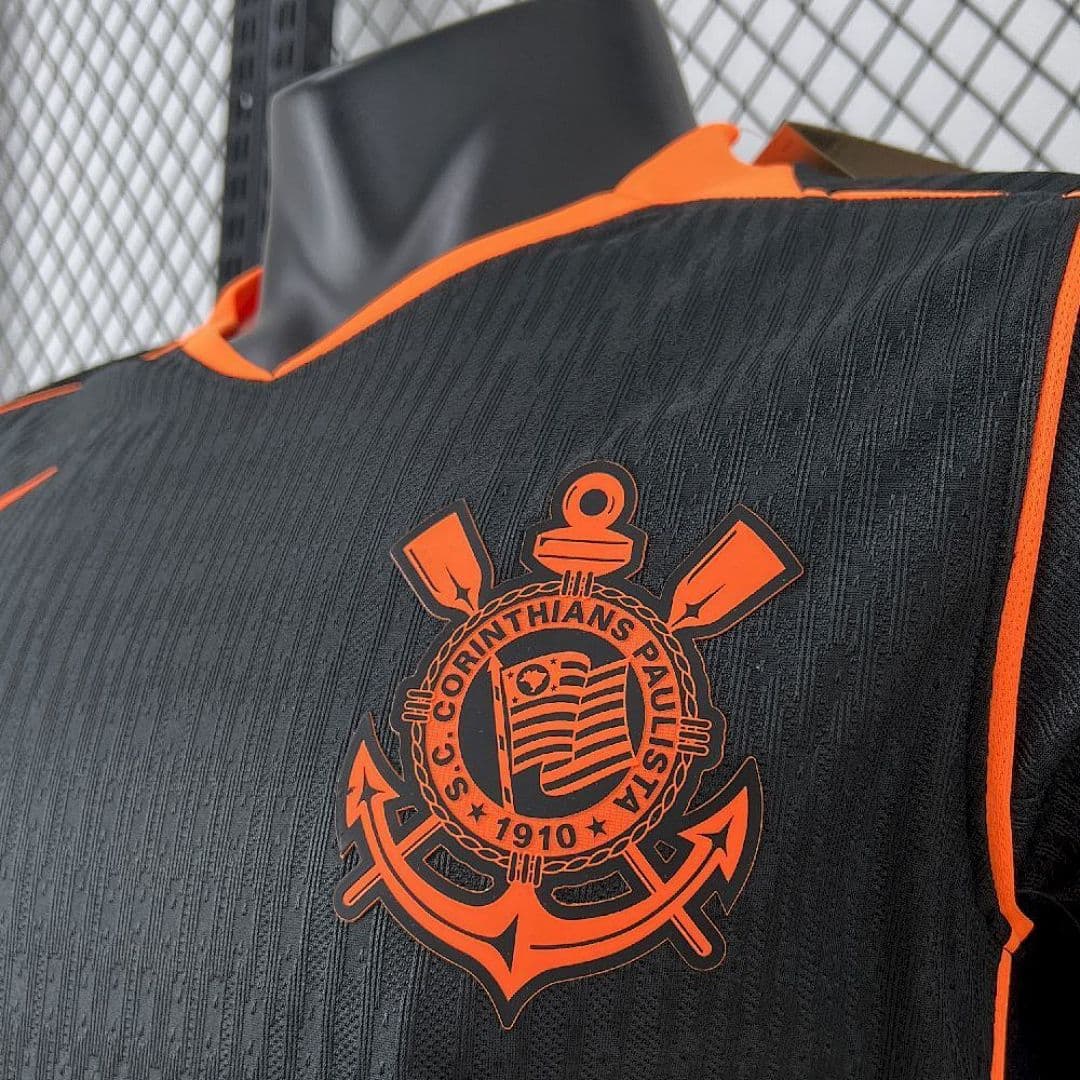 Corinthians Maillot Third Version Joueur 2025-2026 miniature 6
