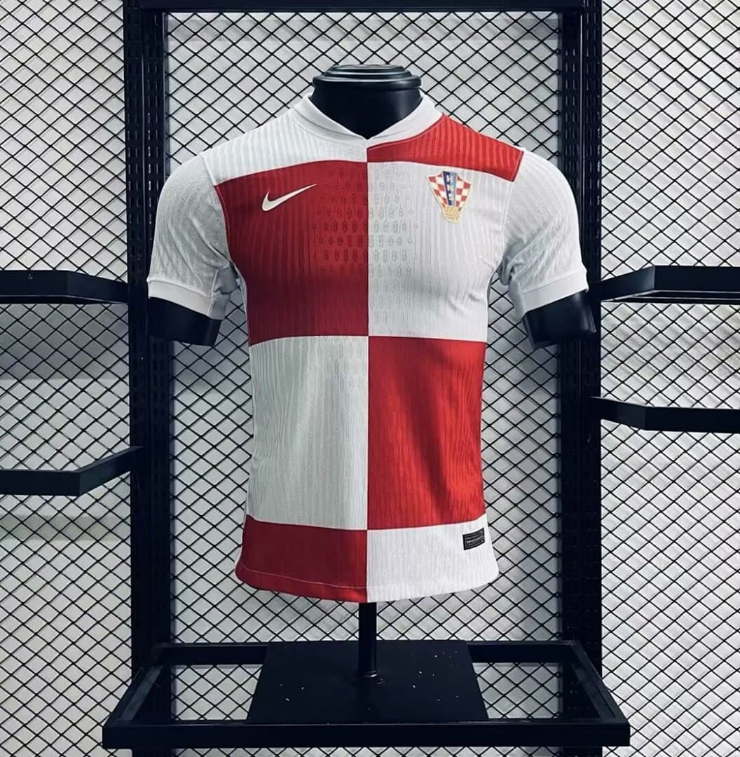 Croatie Maillot Domicile Version Joueur miniature 3