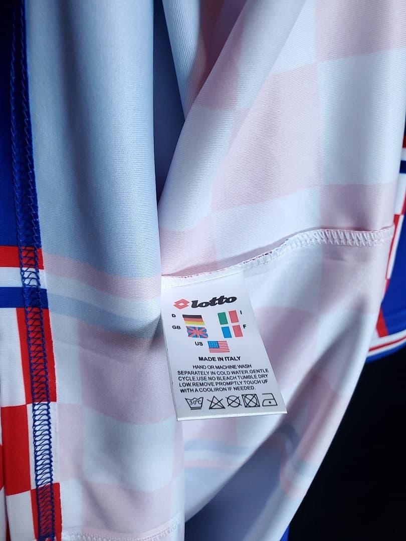 Croatie Maillot Extérieur Retro 1998 miniature 4