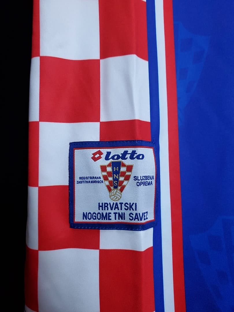 Croatie Maillot Extérieur Retro 1998 miniature 6