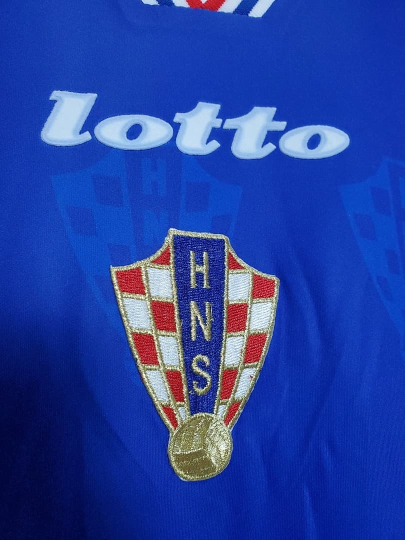 Croatie Maillot Extérieur Retro 1998 miniature 9