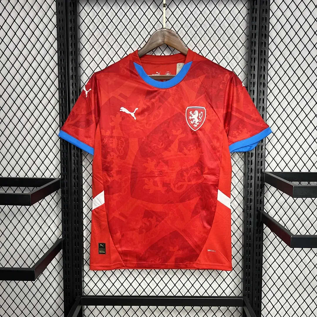Czech Republic 2024-2025 Euro Maillot Domicile miniature 2