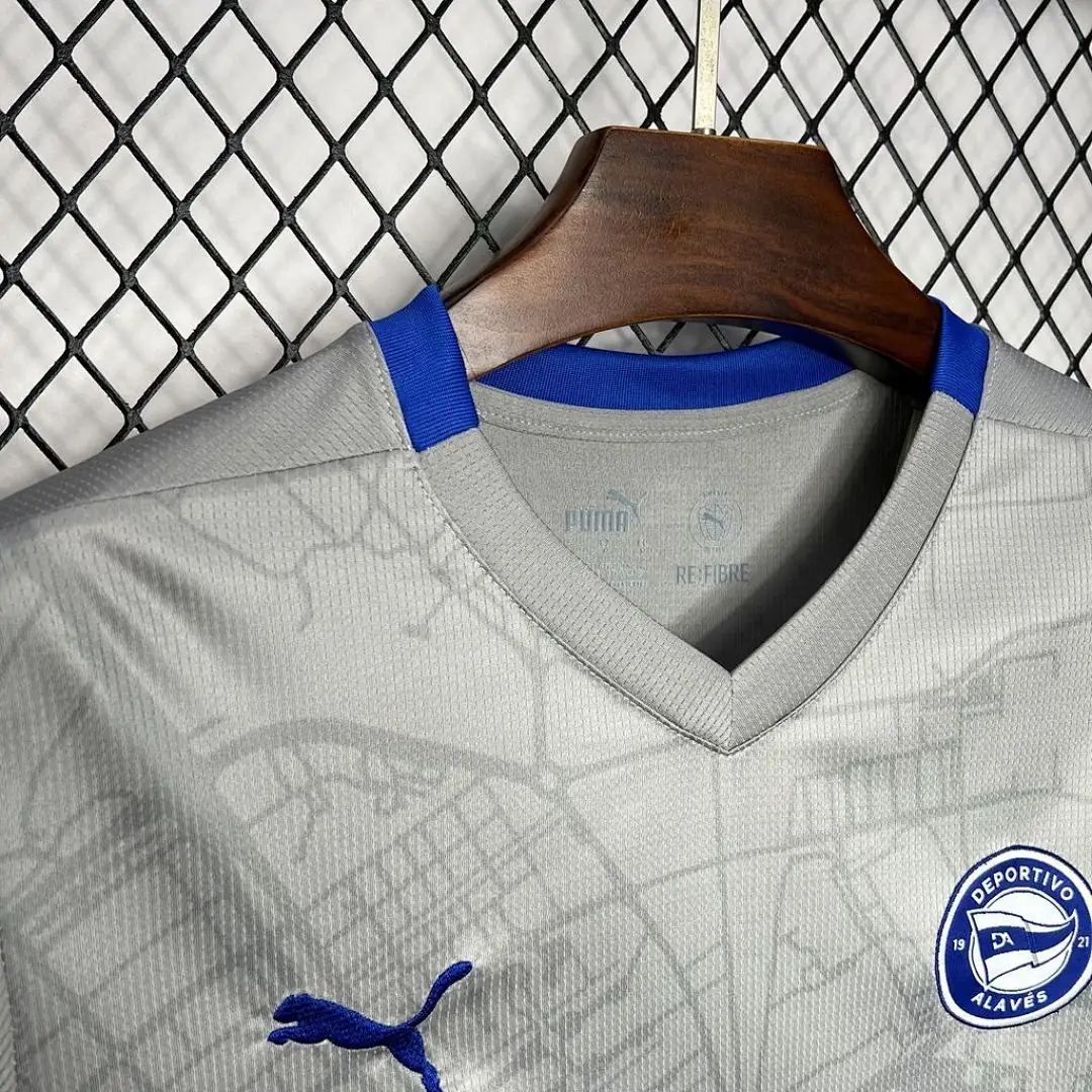 Deportivo Alaves 2024-2025 Maillot Extérieur miniature 2