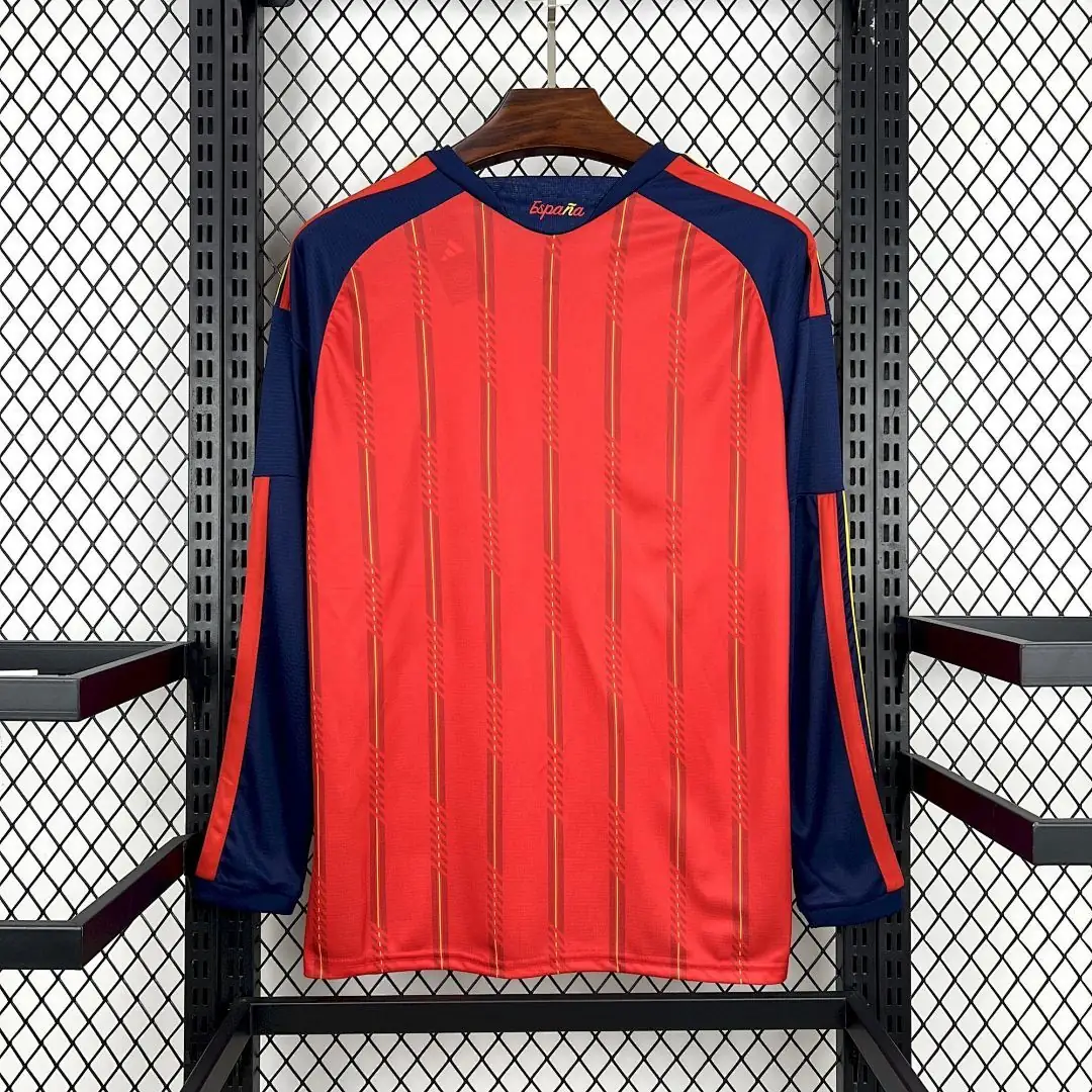 Espagne Maillot Domicile Manches Longues 2026 miniature 2