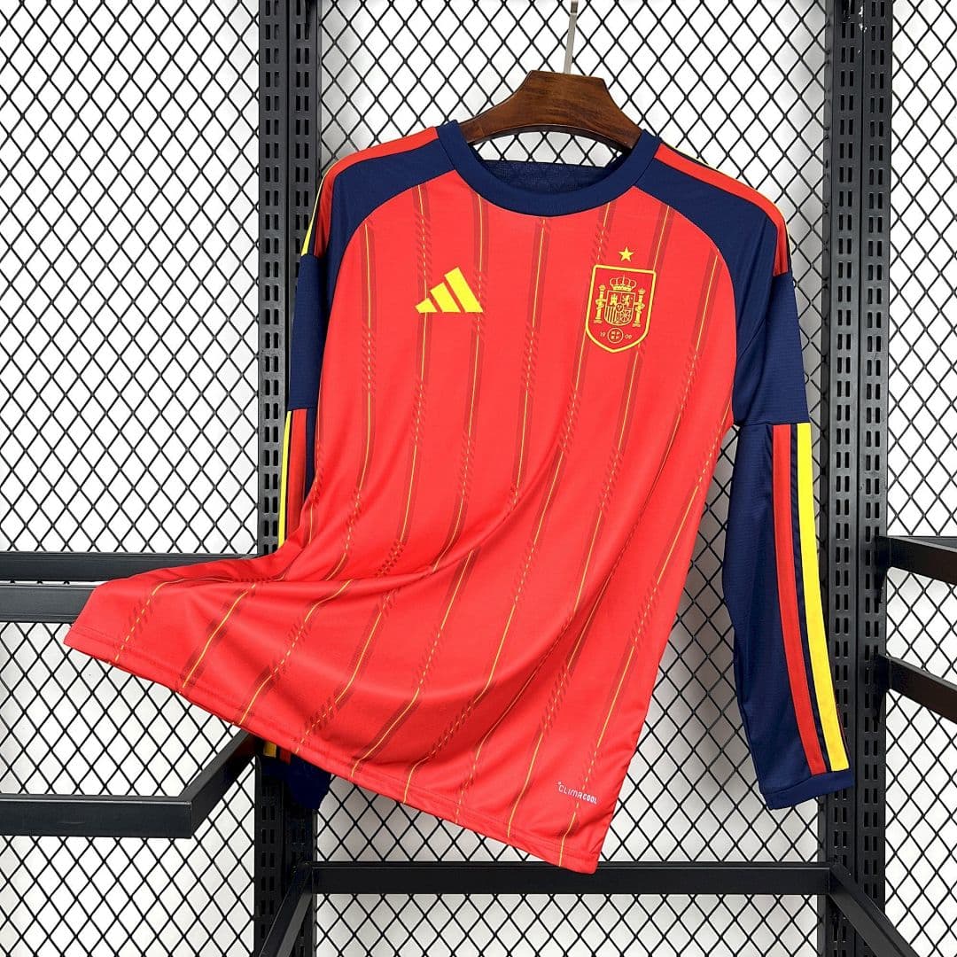 Espagne Maillot Domicile Manches Longues 2026 miniature 9