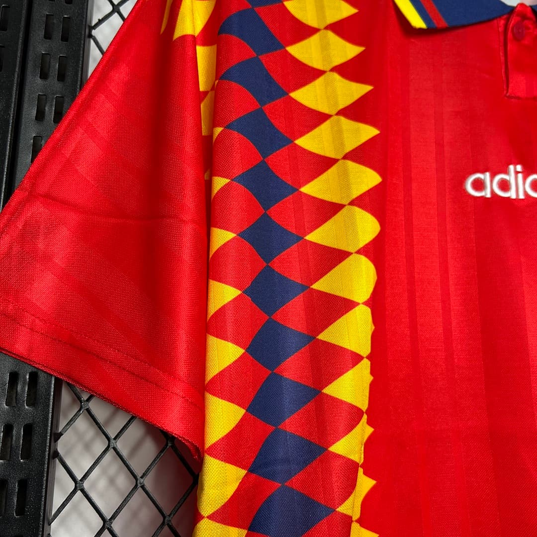 Espagne Maillot Domicile Retro 1994 miniature 4
