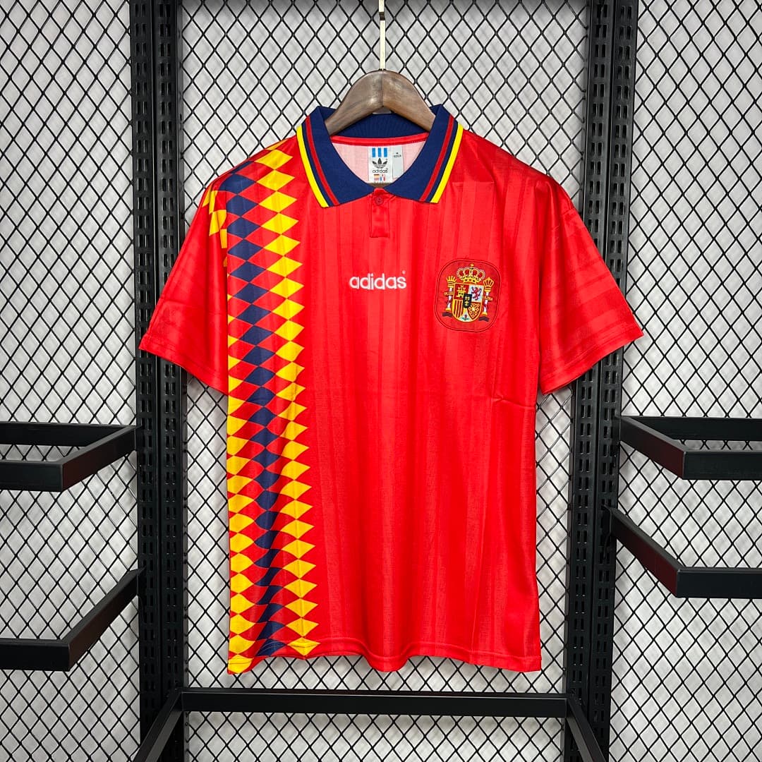 Espagne Maillot Domicile Retro 1994 miniature 7