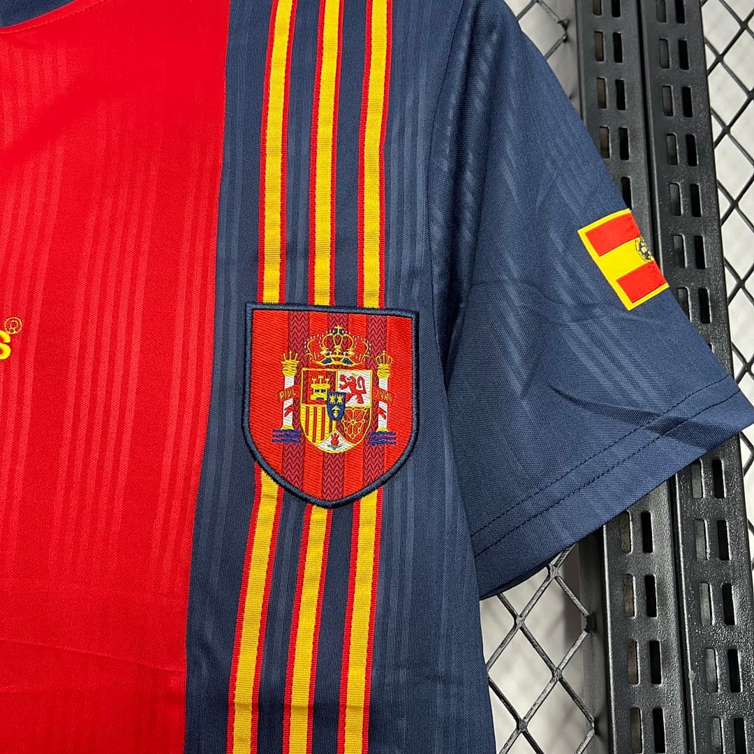 Espagne Maillot Domicile Retro 1996 miniature 3