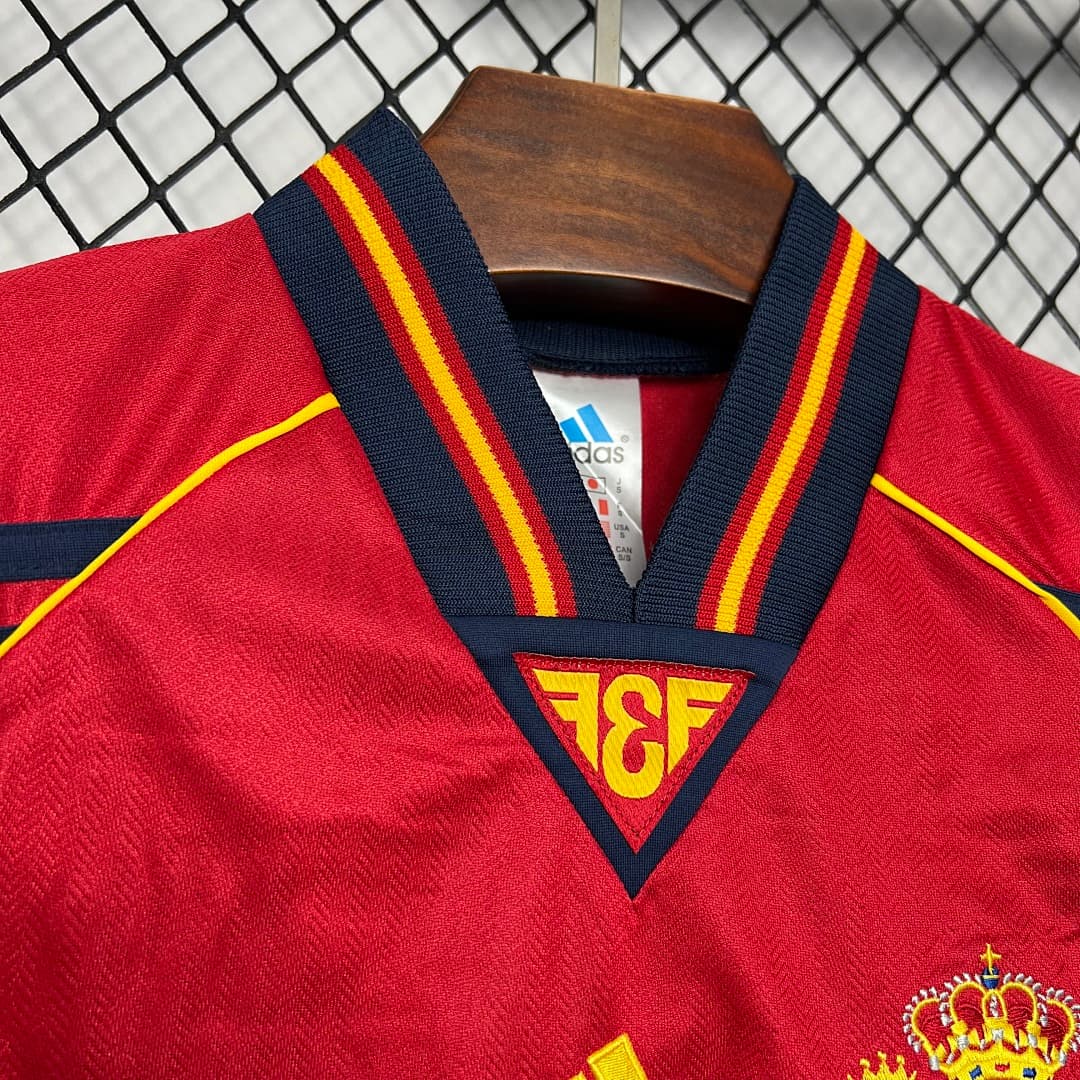 Espagne Maillot Domicile Retro 1998 miniature 3