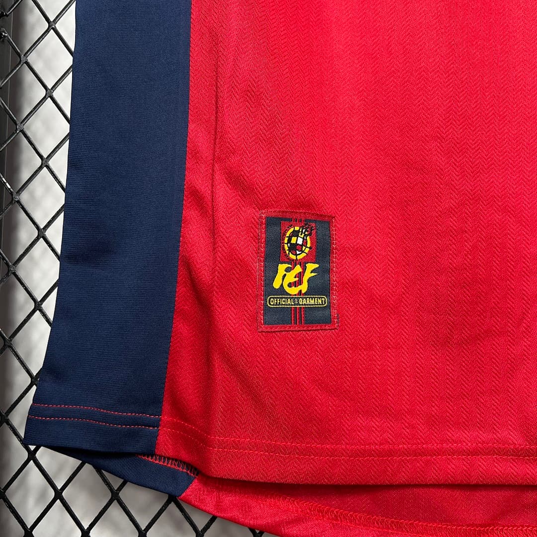 Espagne Maillot Domicile Retro 1998 miniature 4