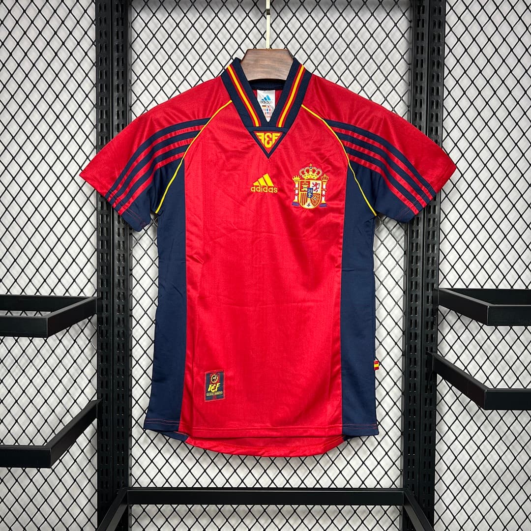 Espagne Maillot Domicile Retro 1998 miniature 7