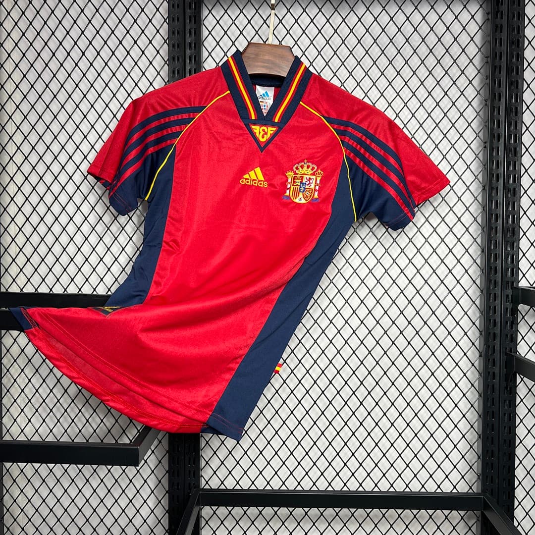 Espagne Maillot Domicile Retro 1998 miniature 8