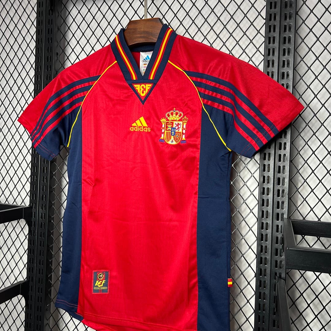 Espagne Maillot Domicile Retro 1998 miniature 9
